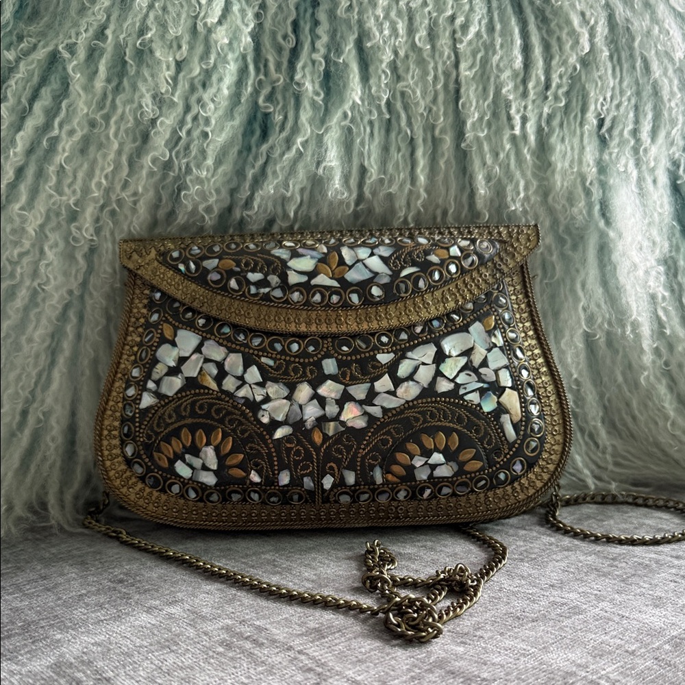 Artisan Mosaic Evening Clutch